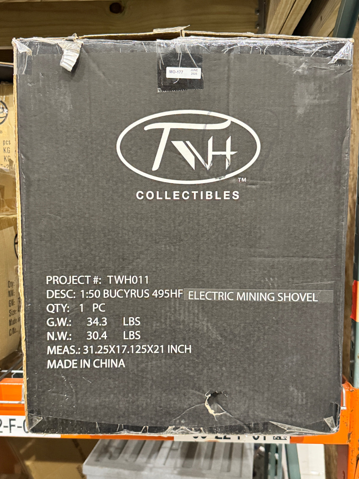 MD-177 TWH Bucyrus 495HF Mining Shovel NIB