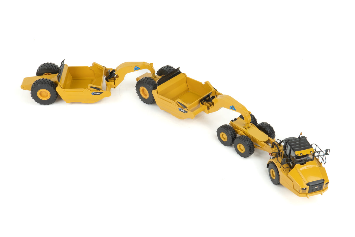 NOW AVAILABLE - 1/50 Scale Cat 745 w/ Tandem MTS Pull Scrapers