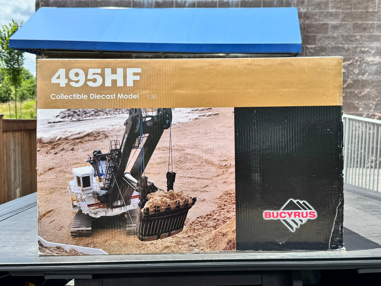 MD-178 TWH Bucyrus 495HF Mining Shovel OPEN BOX