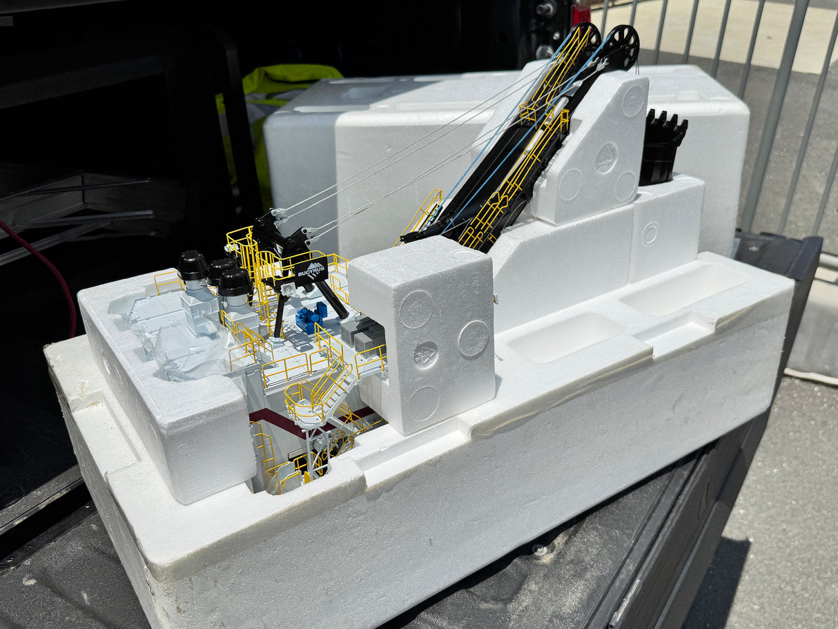 MD-178 TWH Bucyrus 495HF Mining Shovel OPEN BOX