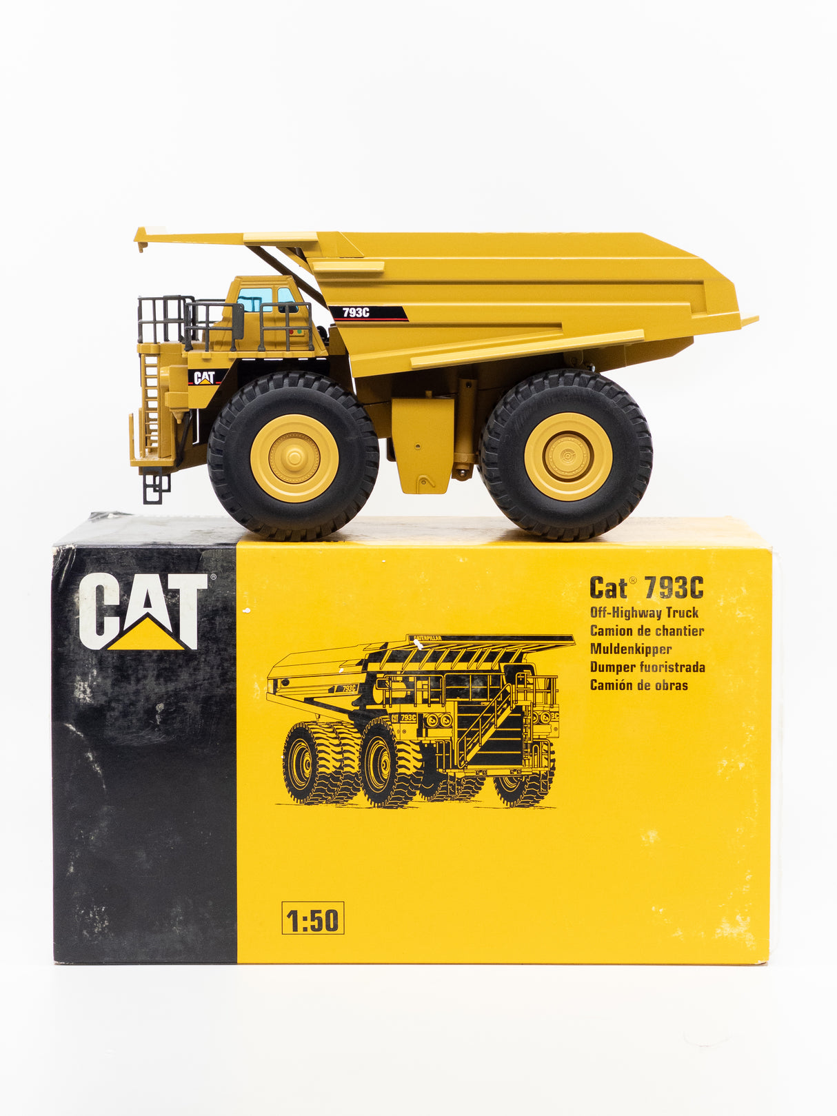 025 - NZG Cat 793C Dump Truck - Yellow