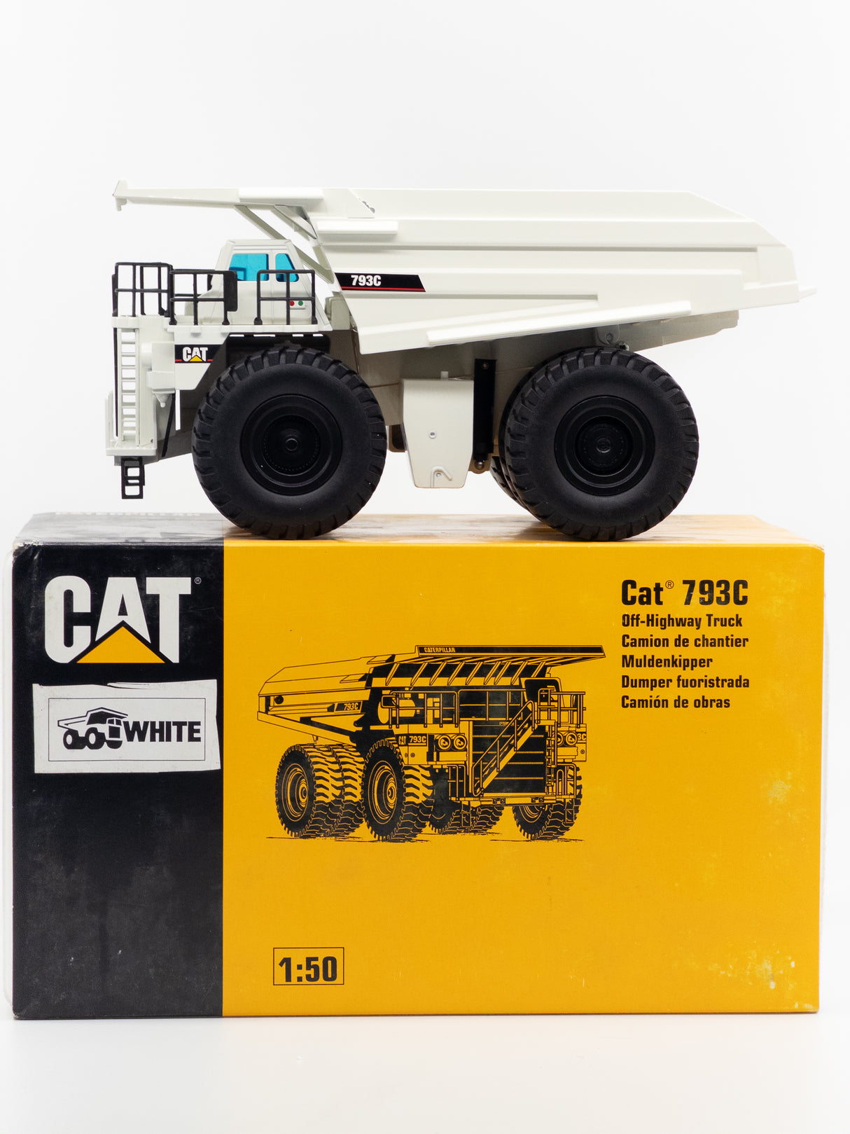 026 - NZG Cat 793C Dump Truck - White