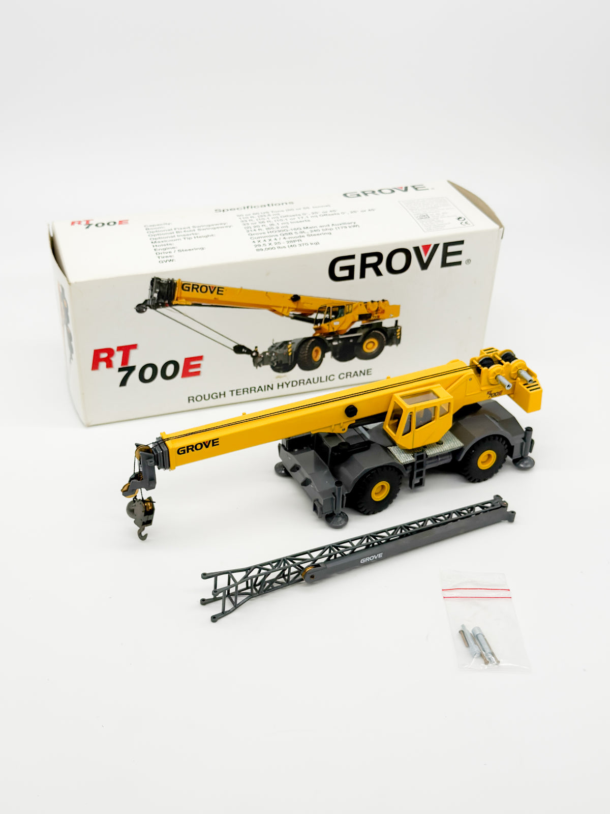 1/50 Scale NZG Grove RT700E Rough Terrain Crane