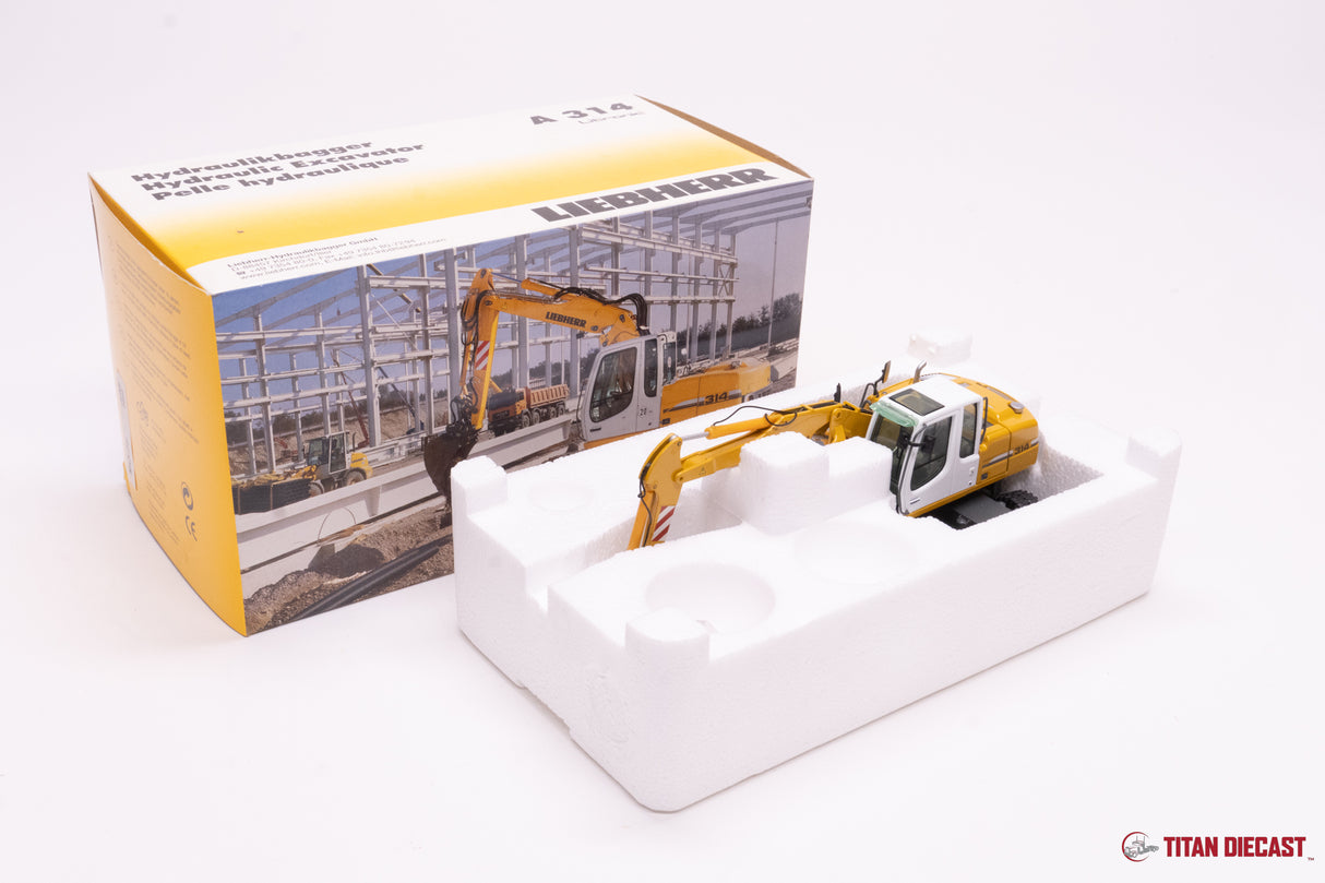 MO-77 NZG Liebherr A314 Wheeled Excavator