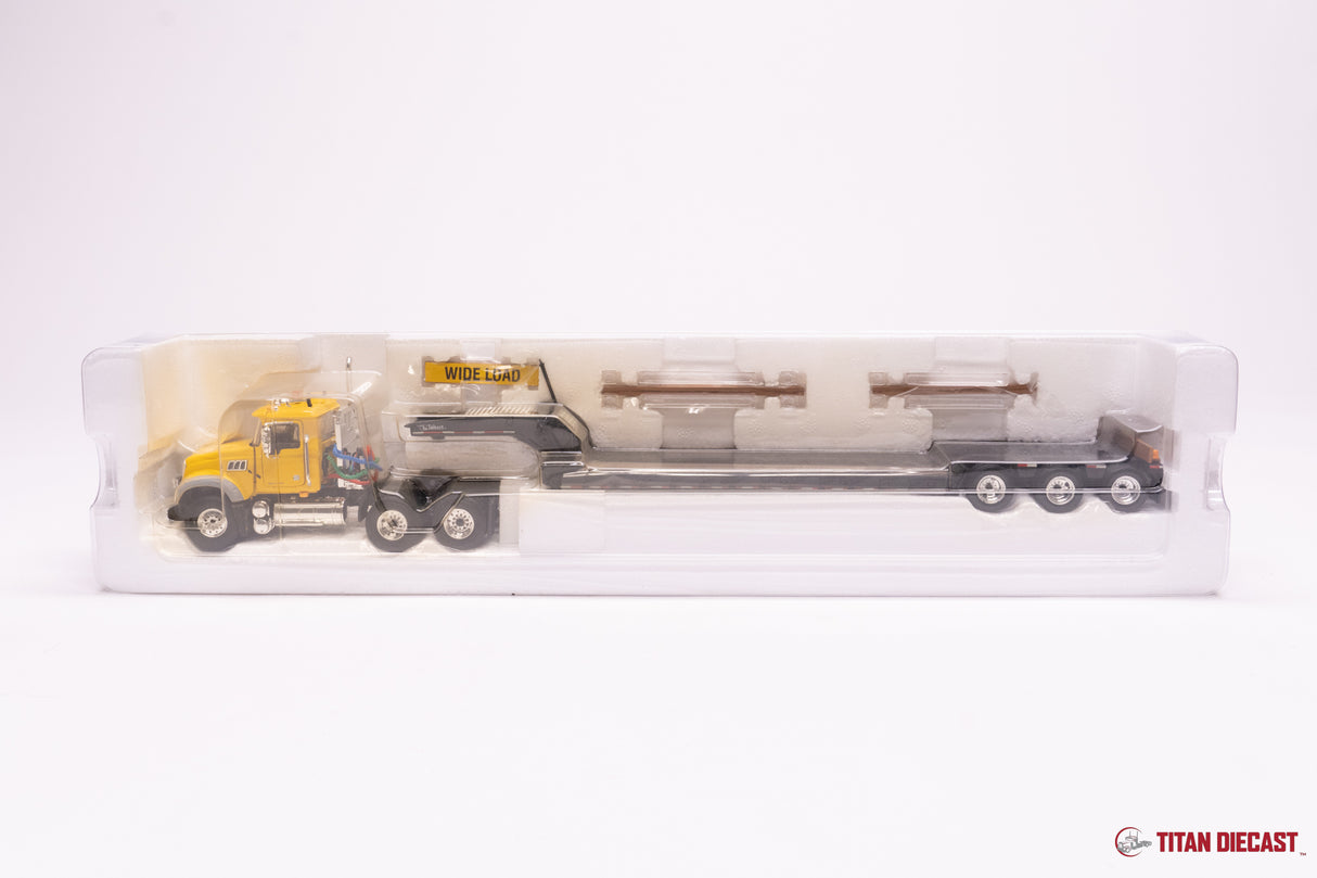 MD-131 First Gear Mack Granite w/ Lowboy - Yellow/Black