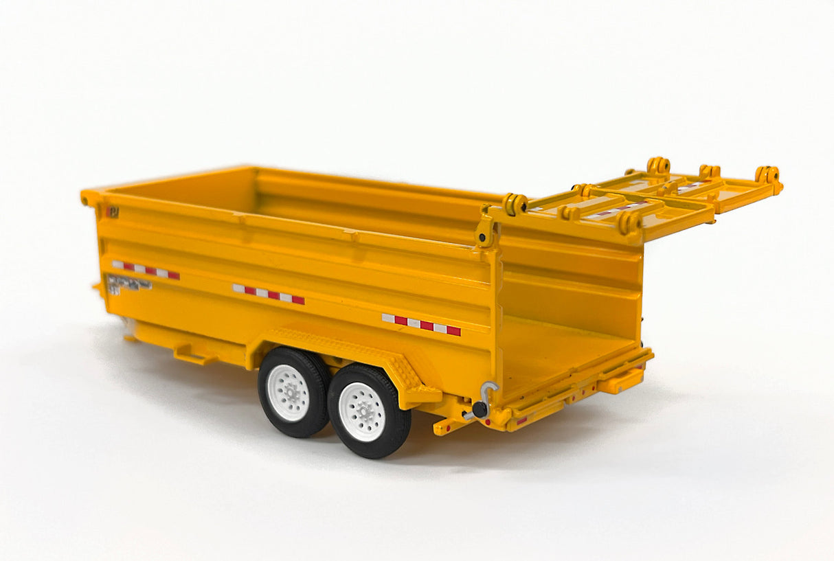 1/50 Scale Weiss Brothers PJ Trailers Dump Trailer - Yellow