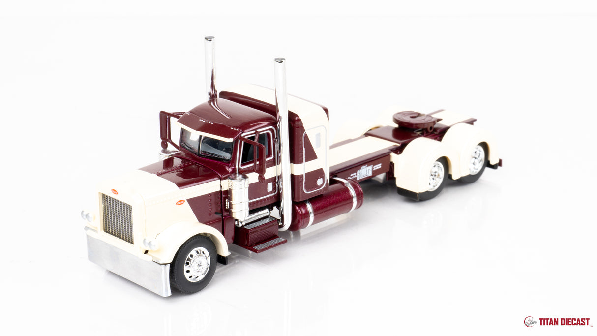 1/64 Scale DCP Peterbilt 389 w/ Fontaine Lowboy - RL Spartz Trucking 60-1697
