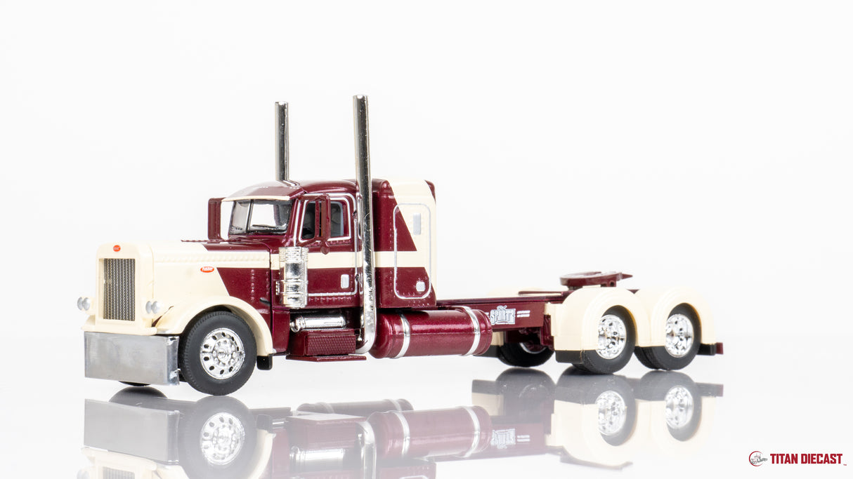 1/64 Scale DCP Peterbilt 389 w/ Fontaine Lowboy - RL Spartz Trucking 60-1697