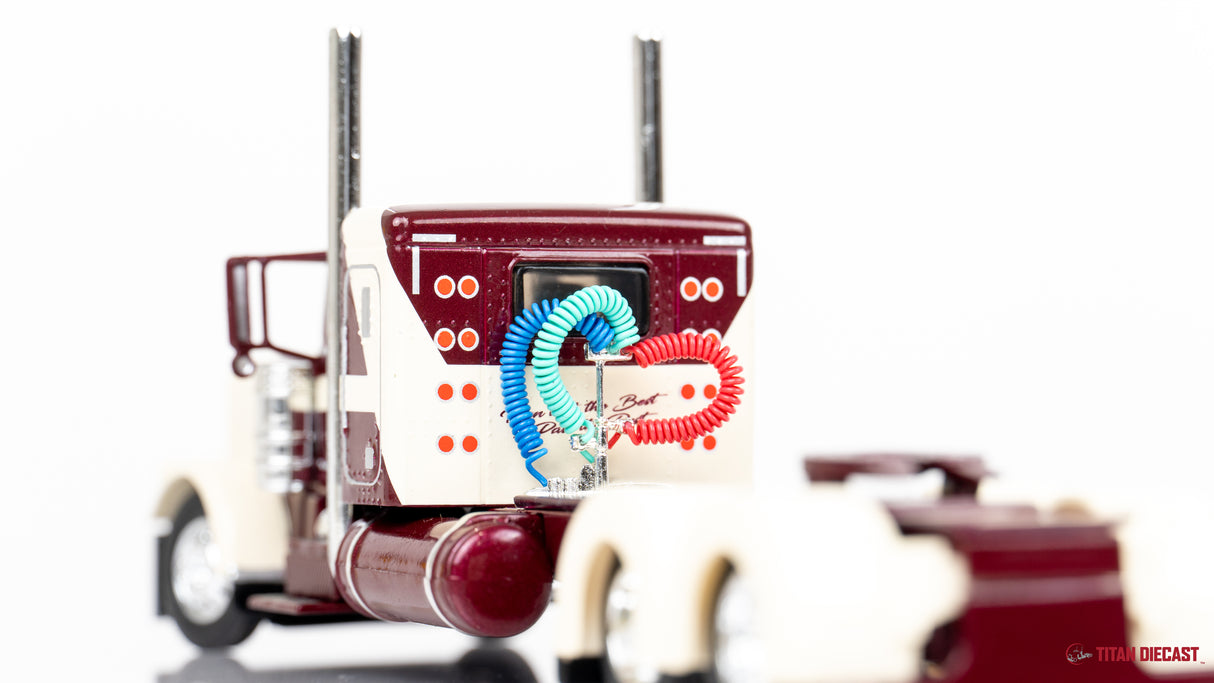 1/64 Scale DCP Peterbilt 389 w/ Fontaine Lowboy - RL Spartz Trucking 60-1697