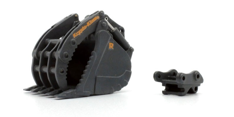 45 Ton Rockland Krypto Klaw® Bucket w/ Coupler - Volvo Gray (Fits Volvo EC480D, EC480E, EC460C)