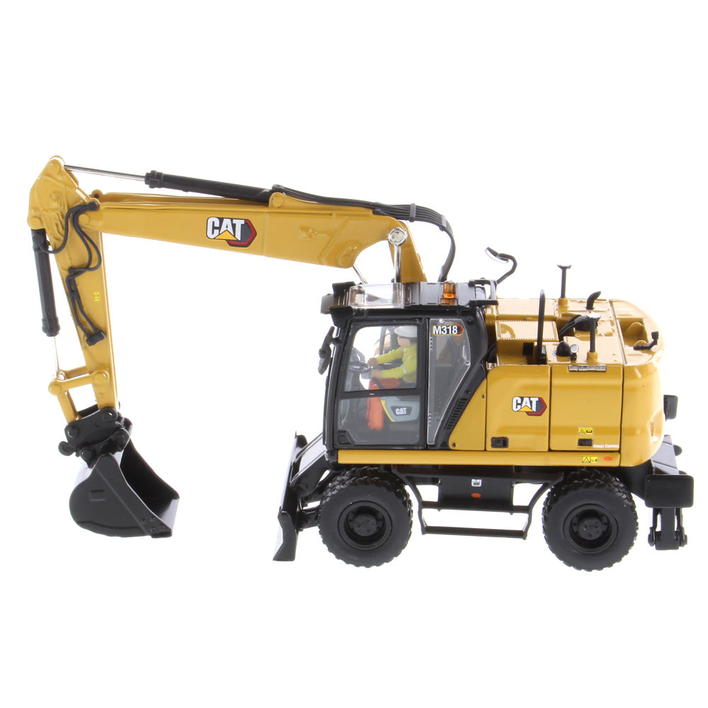 1/50 Scale Diecast Masters Cat M318 Wheel Excavator