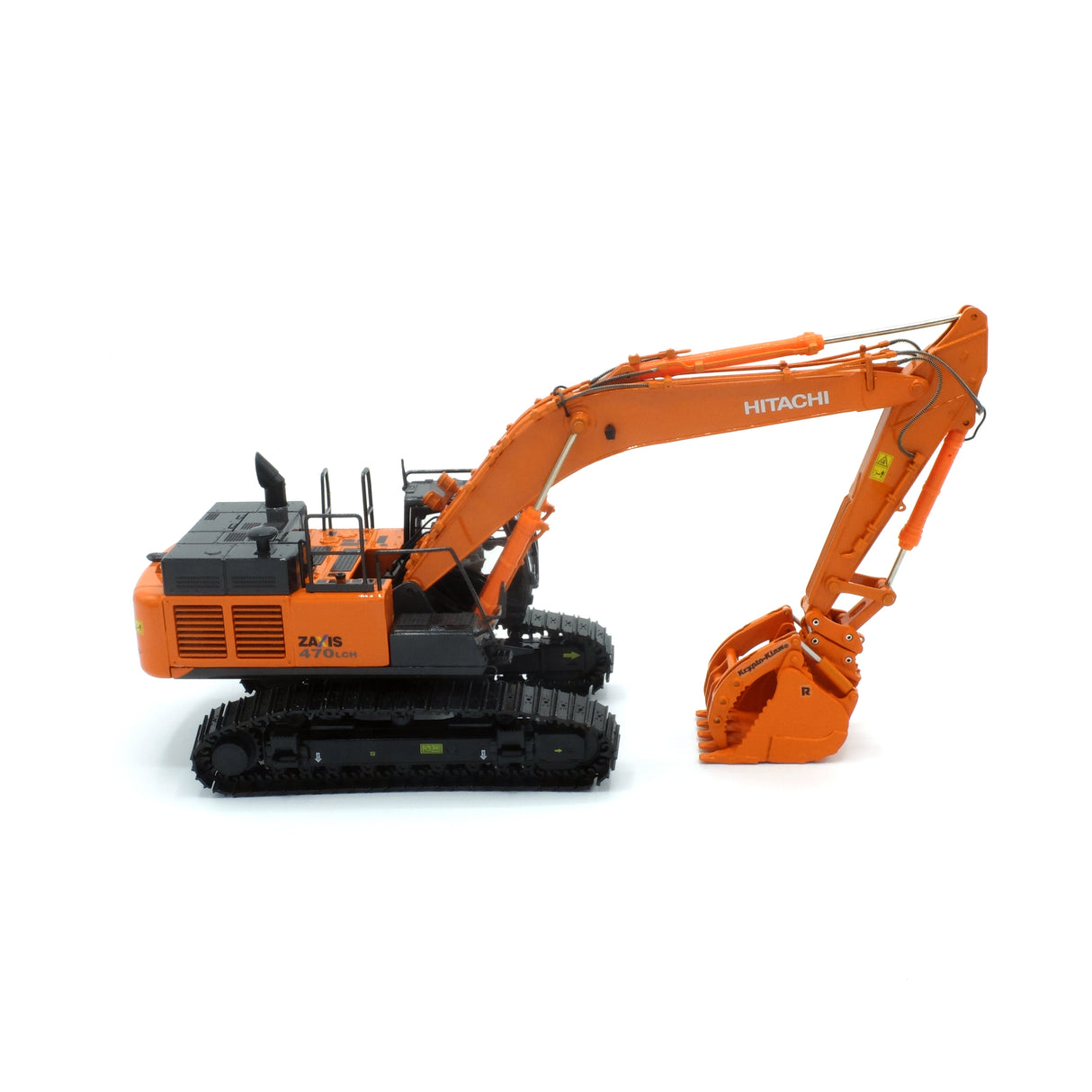 45 Ton Rockland Krypto Klaw® Bucket w/ Coupler - Hitachi Orange (Fits TMC Hitachi ZX470 and ZX490)