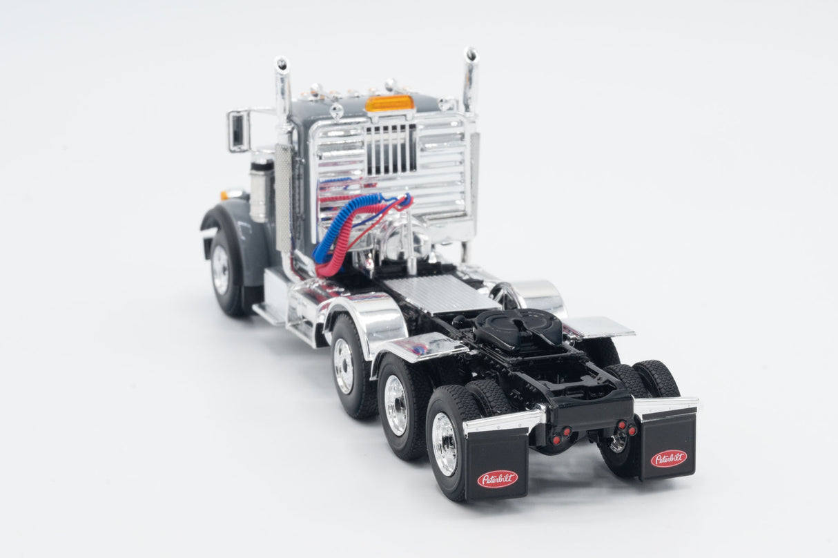 NOW IN STOCK - 1/50 Scale First Gear Peterbilt 367 w/ Talbert 55SA Lowboy - Northsea Gray - TD Exclusive