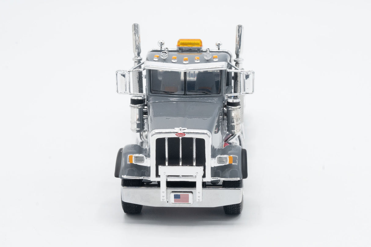 NOW IN STOCK - 1/50 Scale First Gear Peterbilt 367 w/ Talbert 55SA Lowboy - Northsea Gray - TD Exclusive
