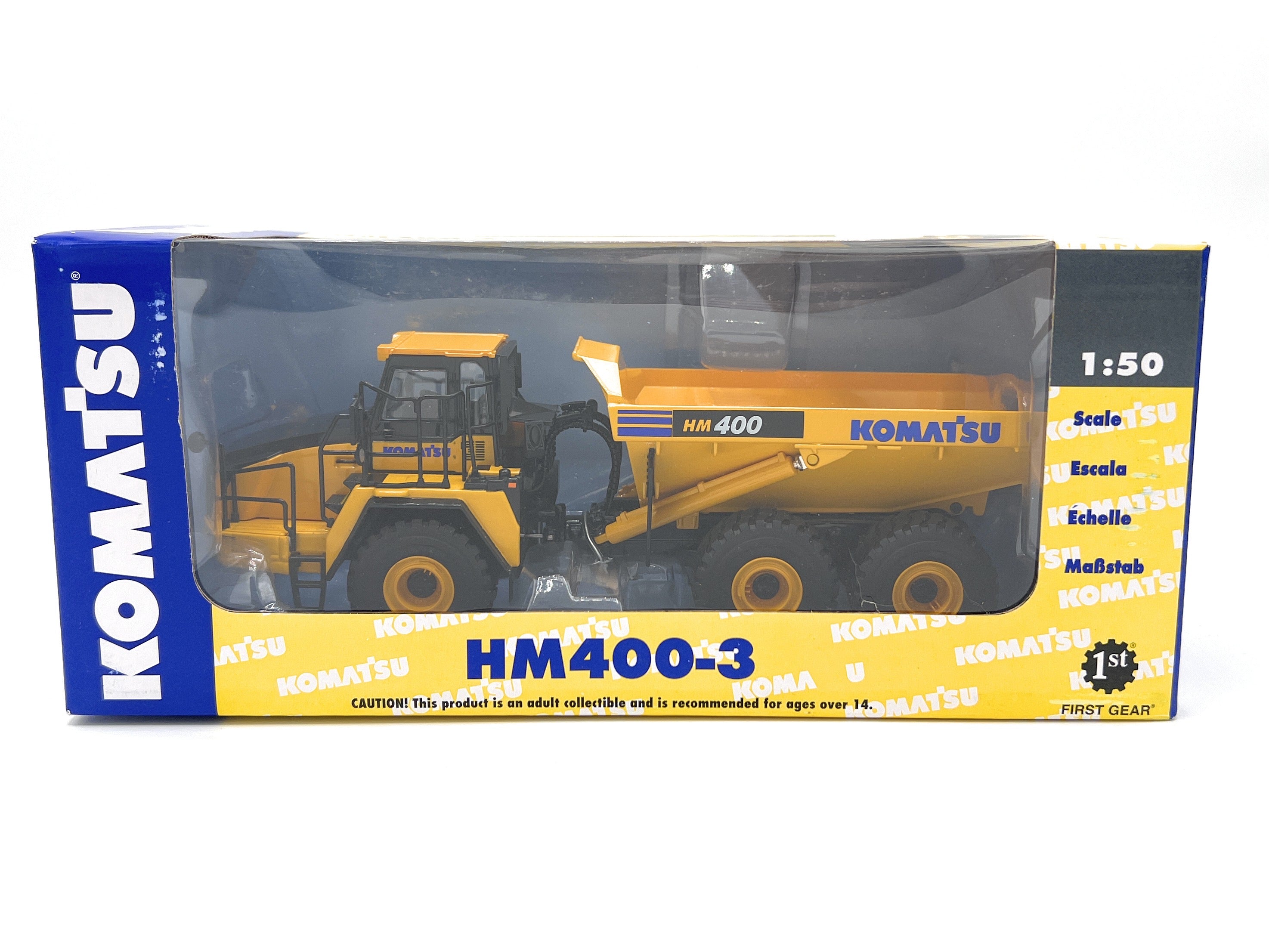 1/50 Scale Komatsu HM400-3 Articulated Dump Truck