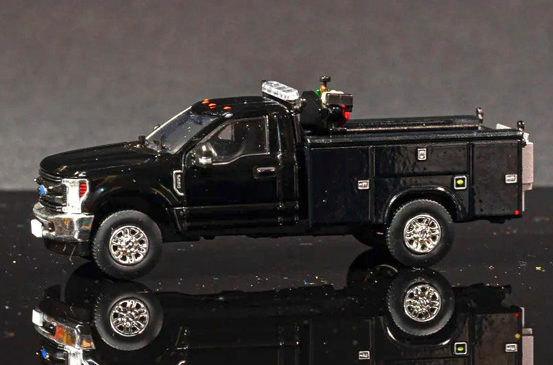1/50 Scale Tonkin Replicas Ford F350 Service Truck - Black