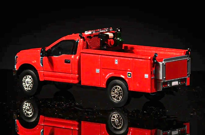 1/50 Scale Tonkin Replicas Ford F350 Service Truck - Red