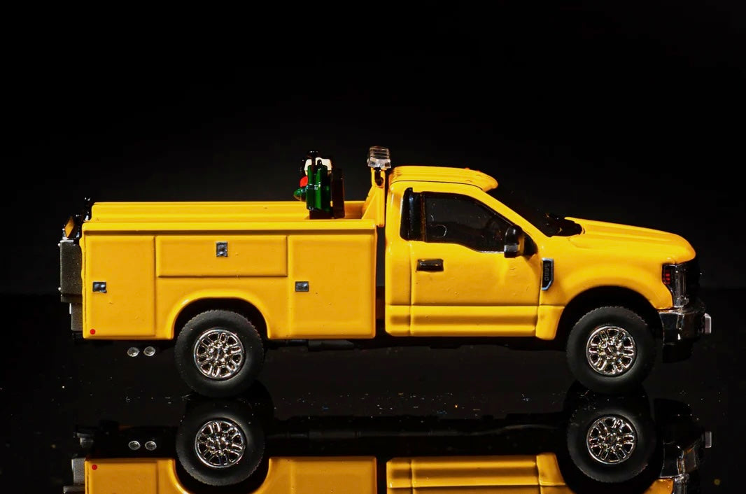 1/50 Scale Tonkin Replicas Ford F350 Service Truck - Yellow