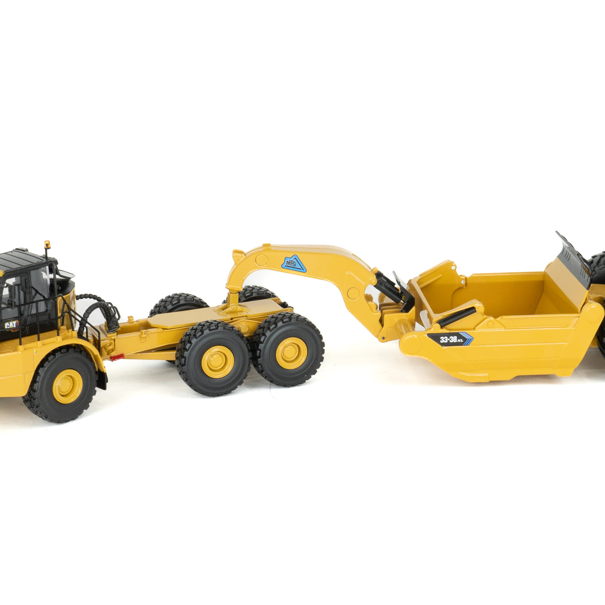 NOW AVAILABLE- 1/50 Scale Cat 745 w/ MTS Pull Scraper – Titan Diecast LLC