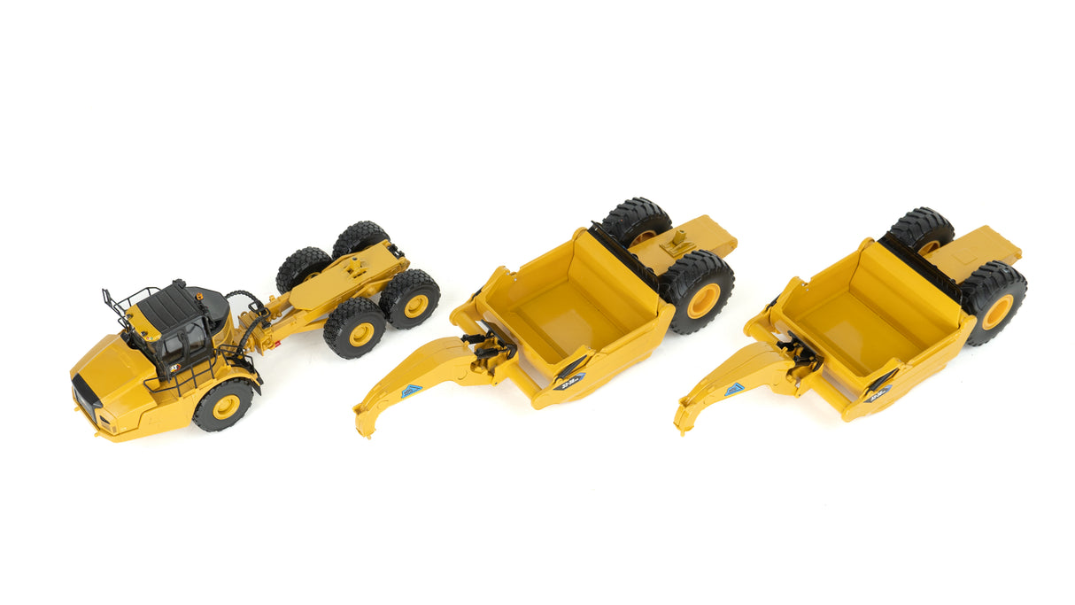 NOW AVAILABLE - 1/50 Scale Cat 745 w/ Tandem MTS Pull Scrapers