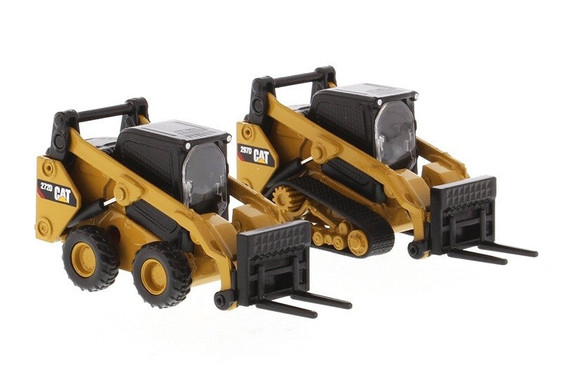 Caterpillar 272D2 Skid Steer & 297D2 Compact Track Loader - 1:64