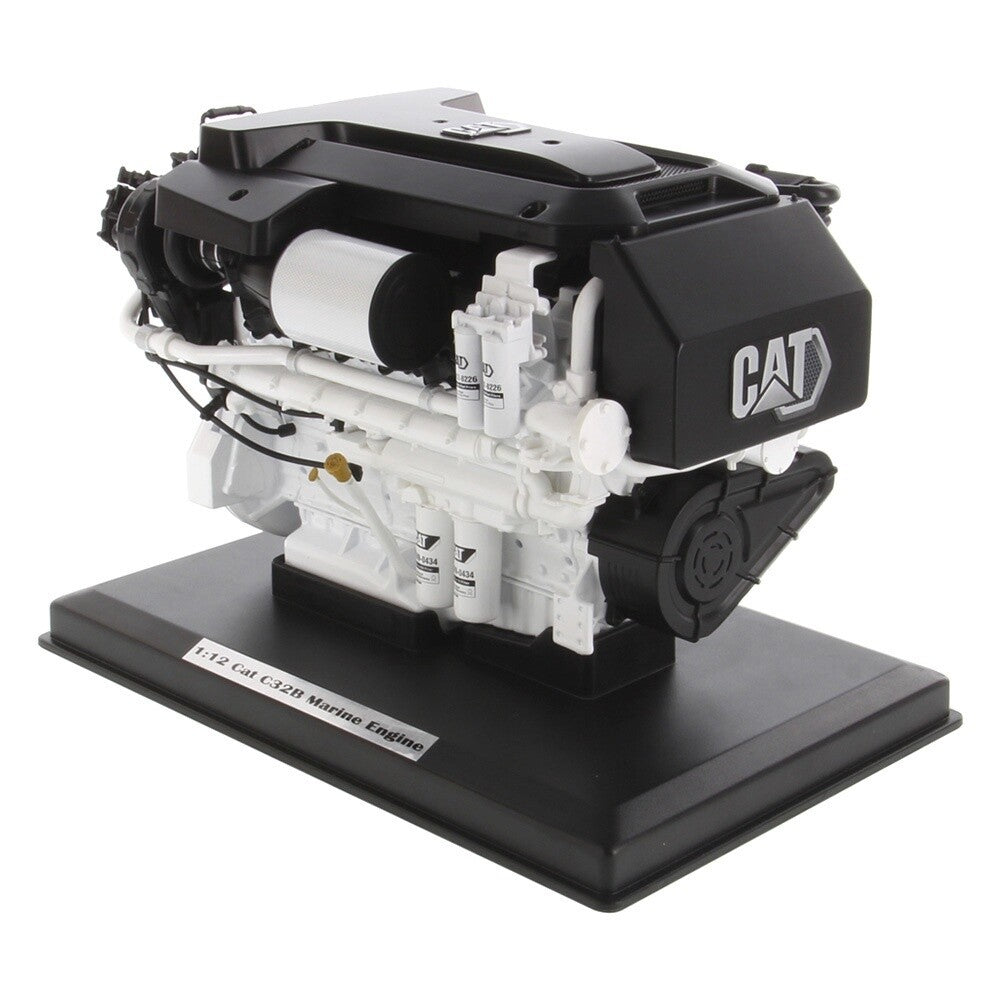 Caterpillar C32B Marine Engine - White - 1:12