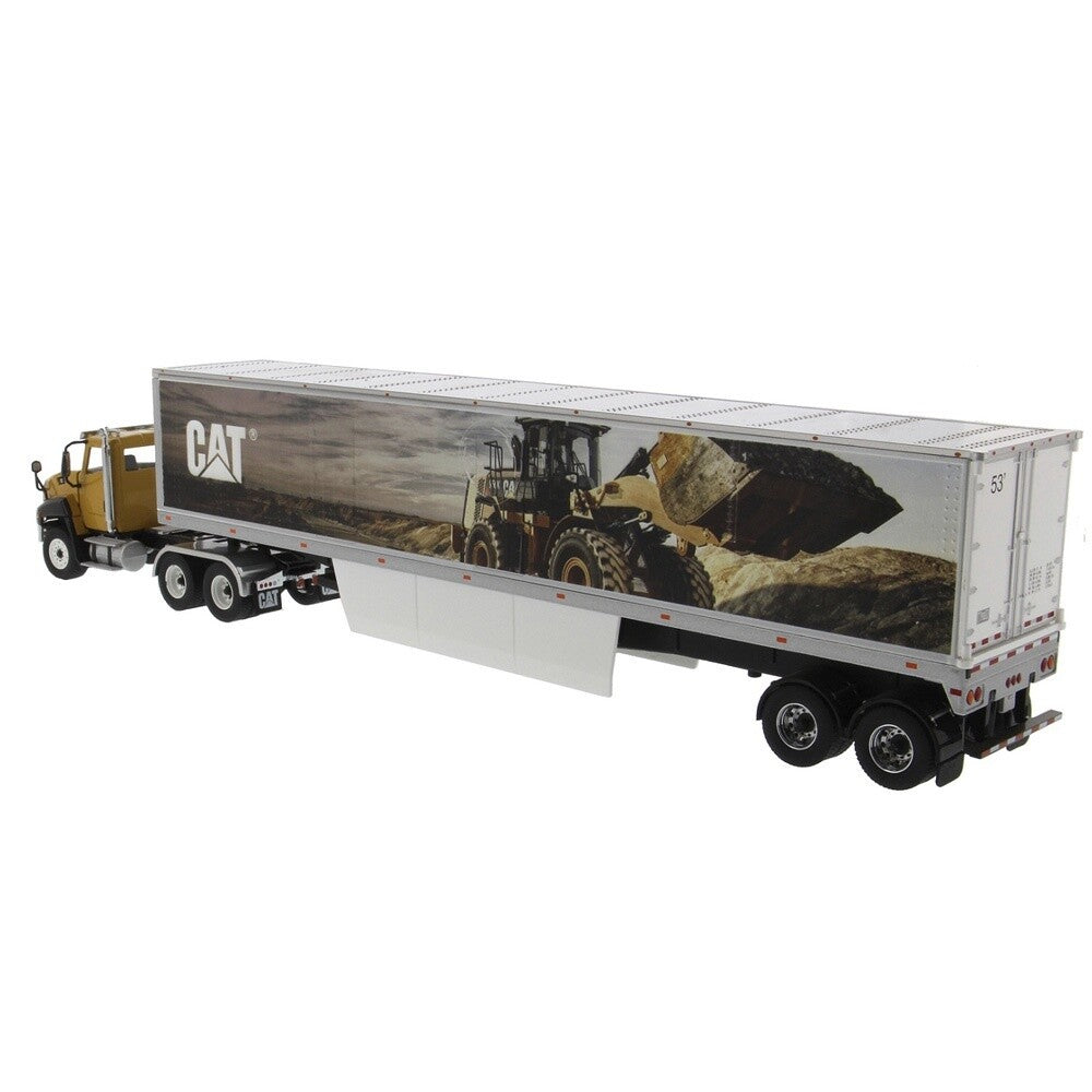 Caterpillar CT660 Day Cab w/Cat Mural Van Trailer