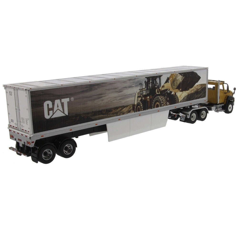 Caterpillar CT660 Day Cab w/Cat Mural Van Trailer