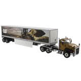 Caterpillar CT660 Day Cab w/Cat Mural Van Trailer