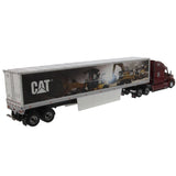 Peterbilt 579 w/Sleeper and Cat Mural Trailer