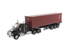 Kenworth T880 SBFA Tractor w/Sleeper & Container - Black/Tex