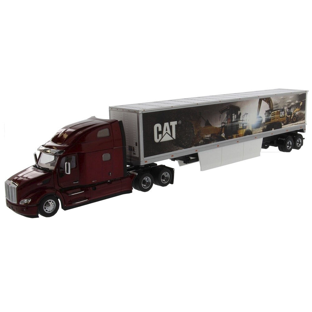 Peterbilt 579 w/Sleeper and Cat Mural Trailer