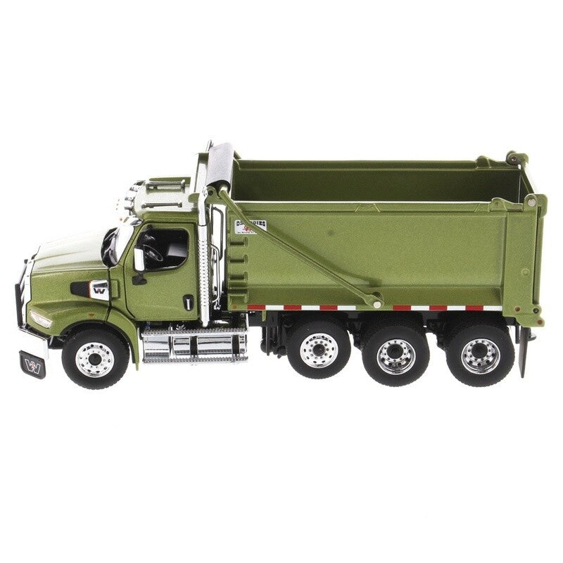 Western Star 49X SB 3-Axle Dump Truck w/Ox Body - Olive Green