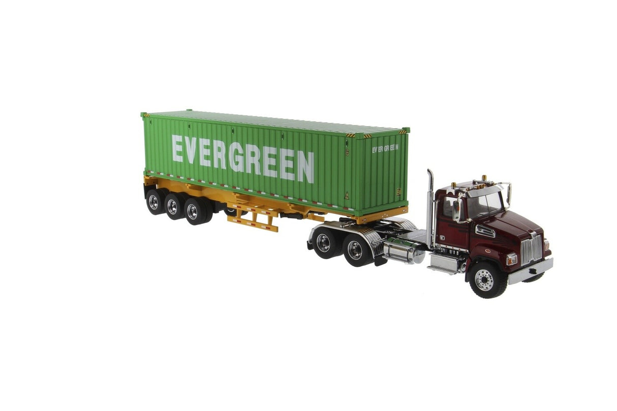 Western Star 4700 SB Tandem Tractor w/40' EverGreen Container