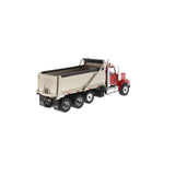 Western Star 4900 3-Axle SF Dump Truck - Red/Silver