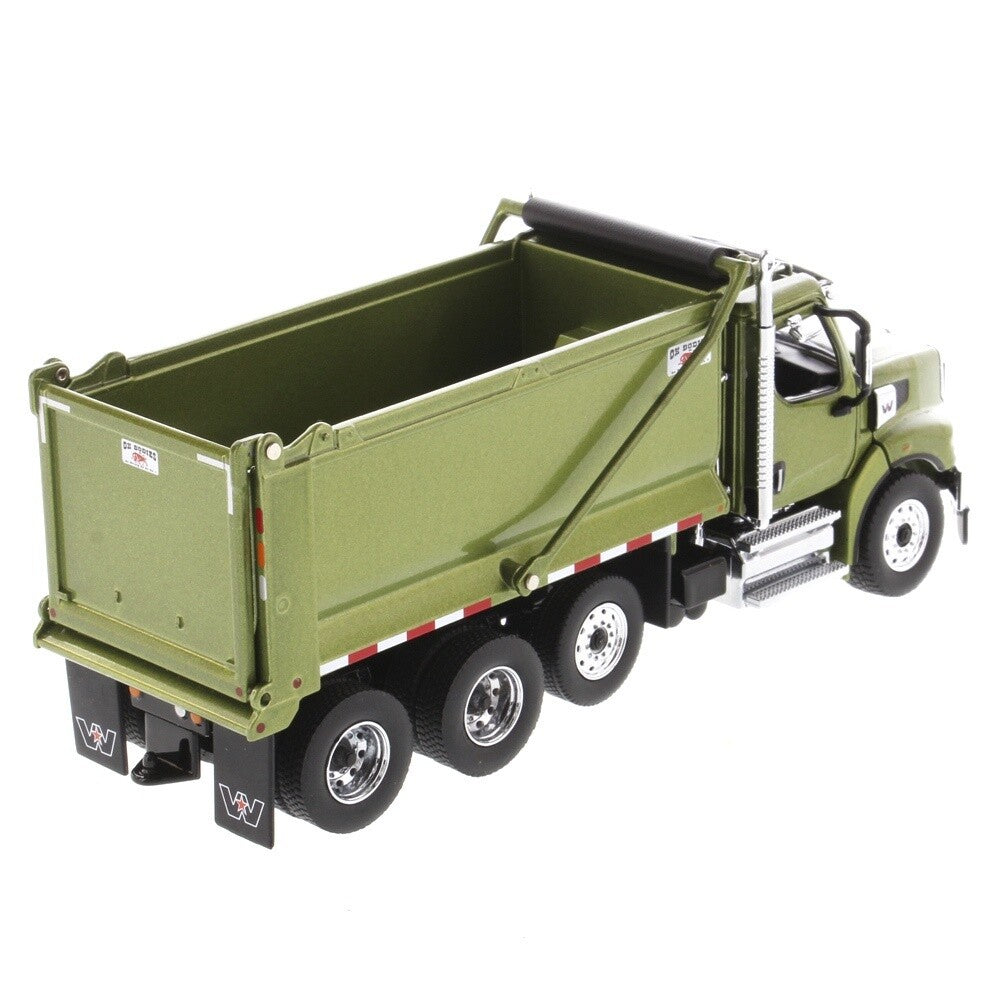 Western Star 49X SB 3-Axle Dump Truck w/Ox Body - Olive Green