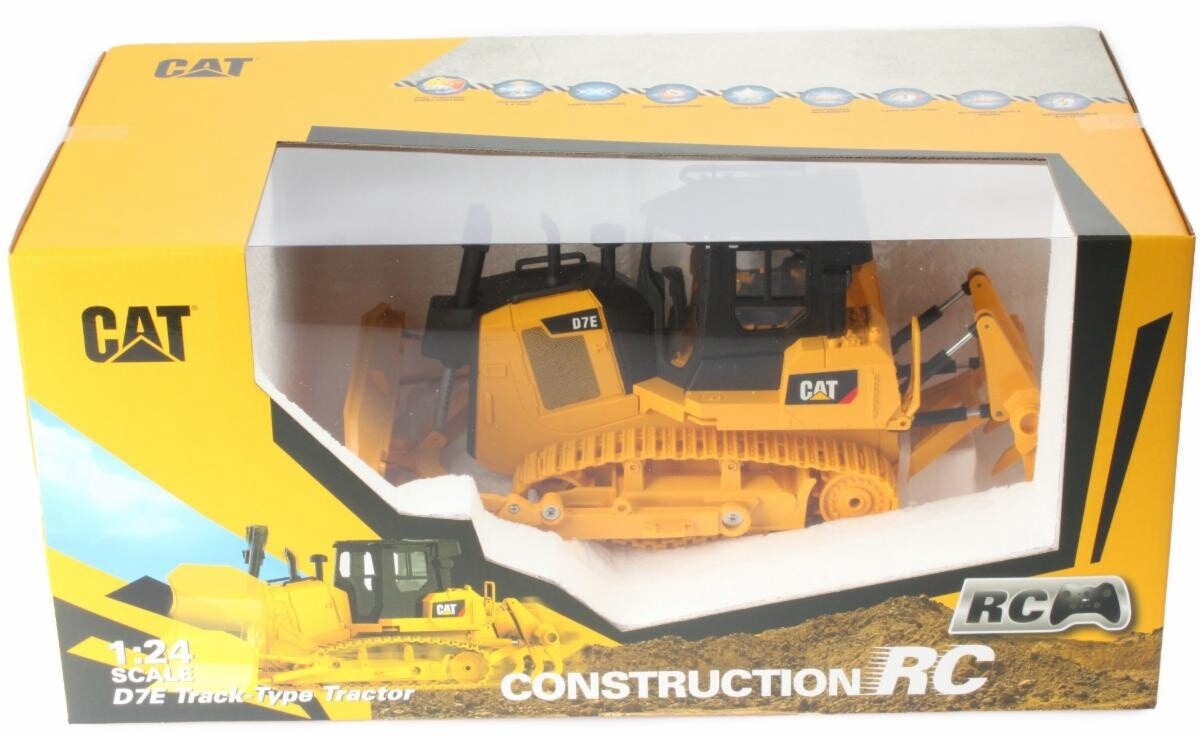 Caterpillar D7E Bulldozer - Radio Controlled - 1:24