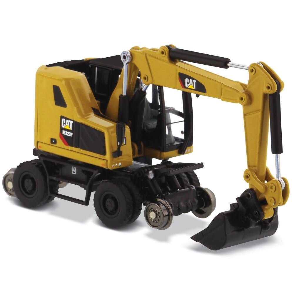 Caterpillar M323F Railroad Excavator w/Work Tools - 1:87