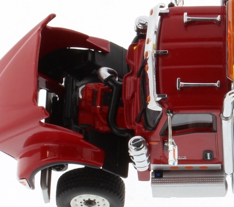 International HX520 Tandem Tractor - Cab Only - Red