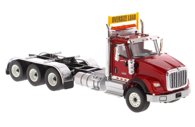 International HX620 Three Axle Tractor - Cab Only - Red