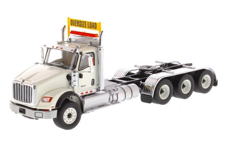 International HX620 Three Axle Tractor - Cab Only - White