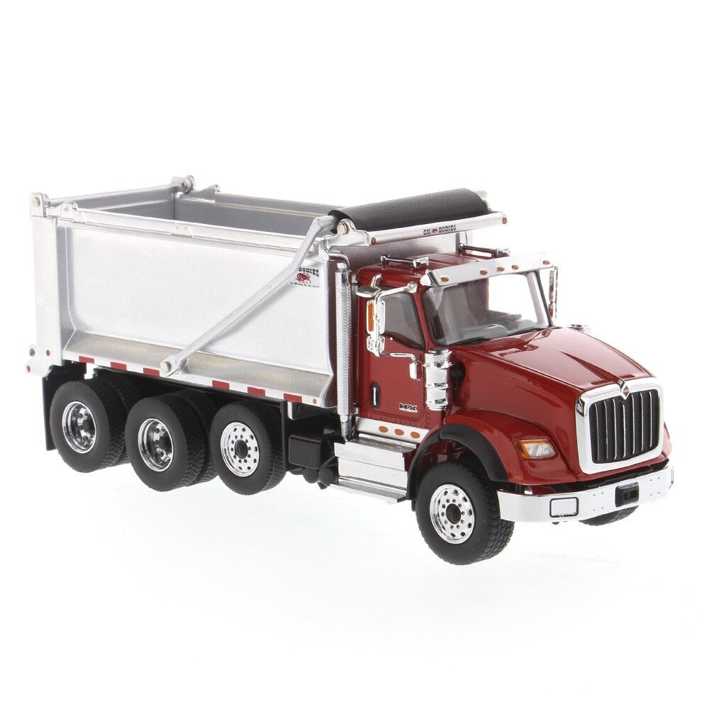 International HX620 Tandem Dump w/Pusher Axle - Ox Body