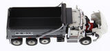 International HX620 Three Axle Dump Truck - White/Gray