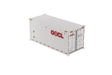 20' Dry Goods Sea Container - OOCL White