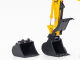 Titan Diecast Custom | 1/50 Scale Komatsu PC220LCi-12 w/ Coupler, Thumb, and 2 Buckets