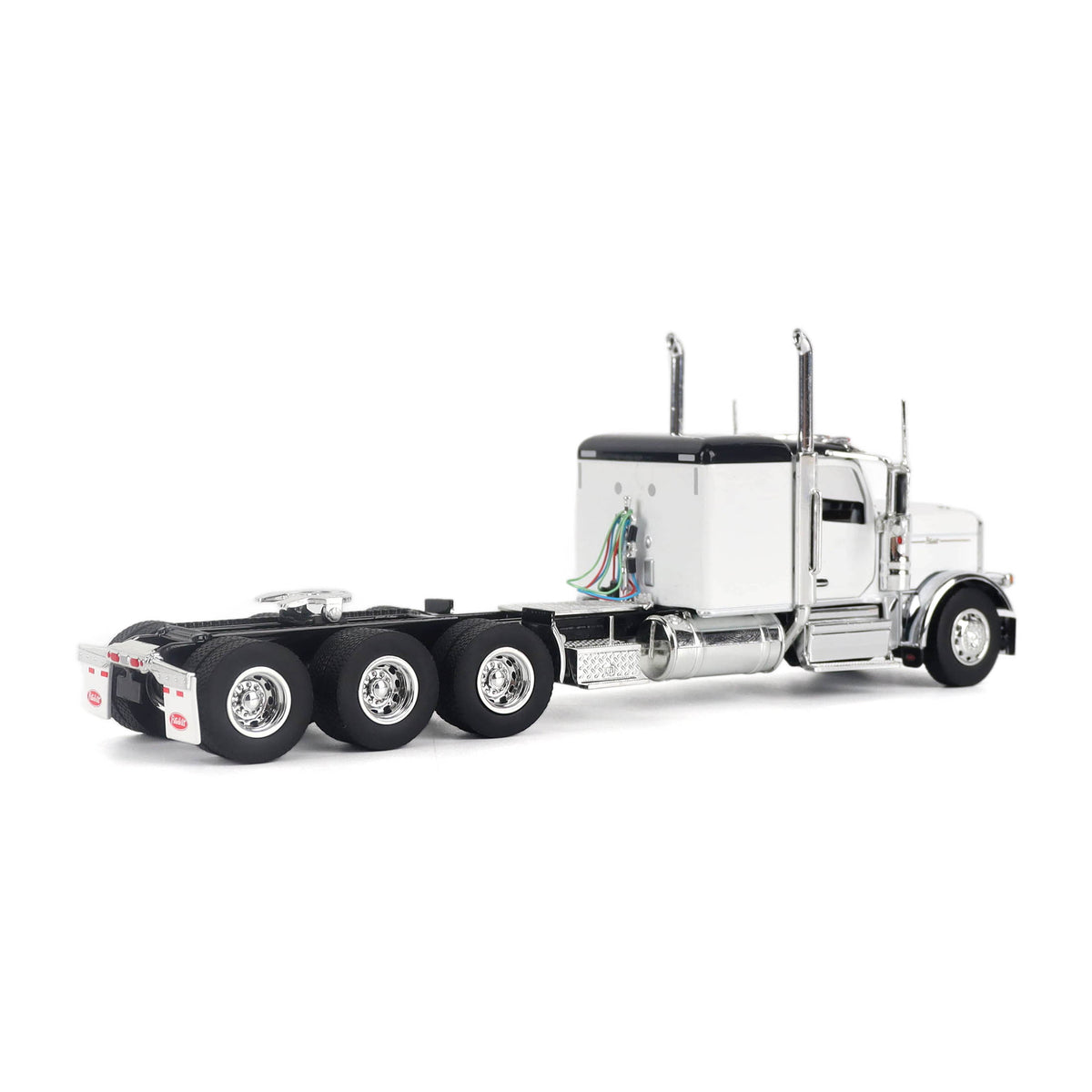 1/50 Scale Diecast Masters Peterbilt 589 Tri-Axle Tractor w/ 58" Sleeper - White