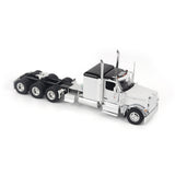 1/50 Scale Diecast Masters Peterbilt 589 Tri-Axle Tractor w/ 58" Sleeper - White