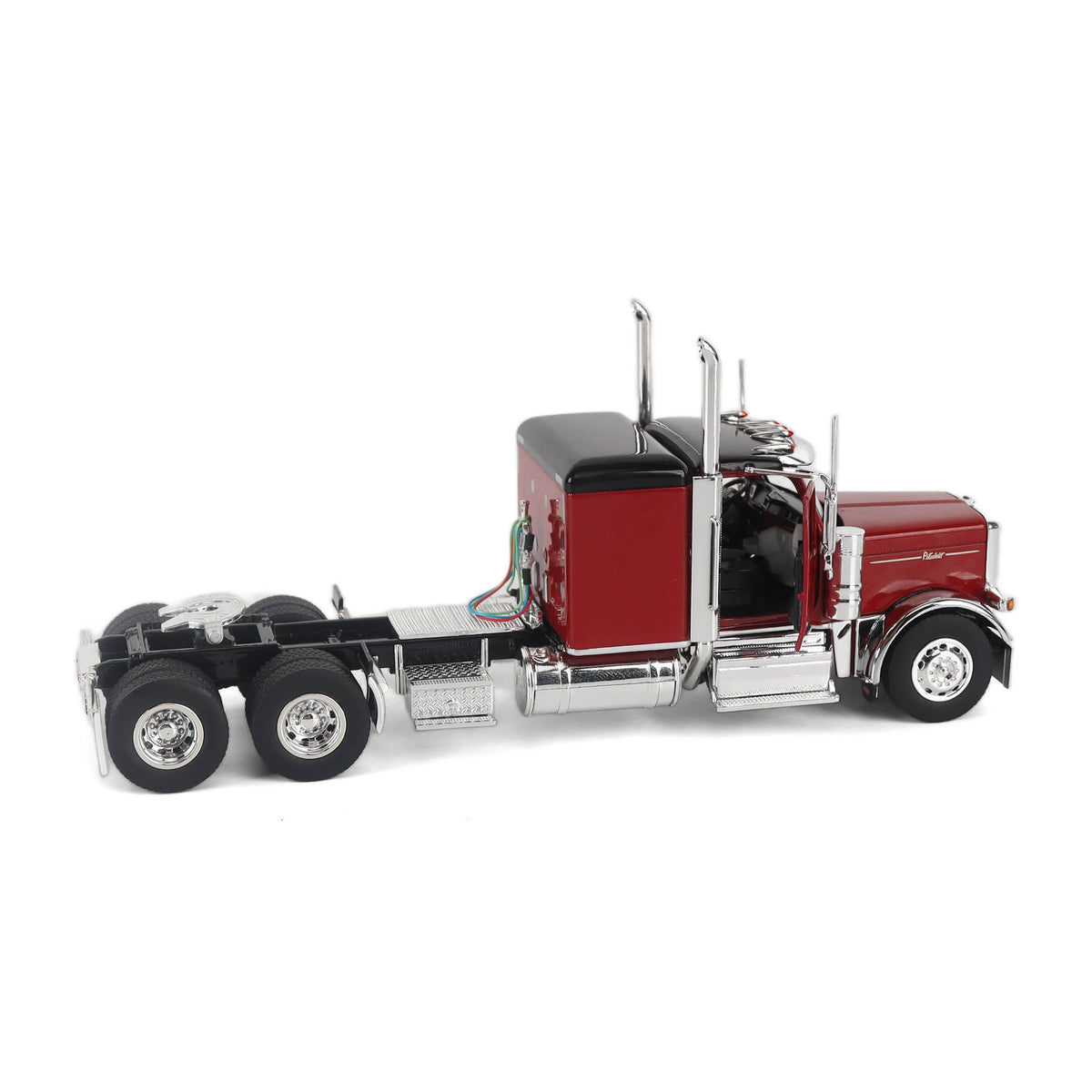 1/50 Scale Diecast Masters Peterbilt 589 Tandem Axle Tractor w/ 58" Sleeper - Legendary Red