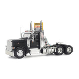 1/50 Scale Diecast Masters Peterbilt 589 Tandem Axle Tractor - Black