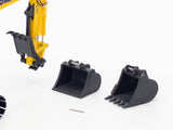 Titan Diecast Custom | 1/50 Scale Komatsu PC220LCi-12 w/ Coupler, Thumb, and 2 Buckets